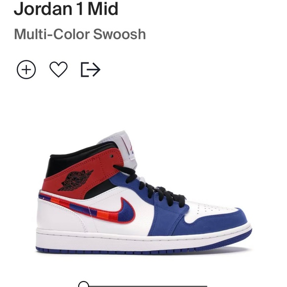 Other - Air Jordan authentic mens 1 Mid
Multi - color
Swoosh new size 12 no trades ❤️❤️